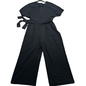 OAK+ FORT black jumpsuit wide leg size small
